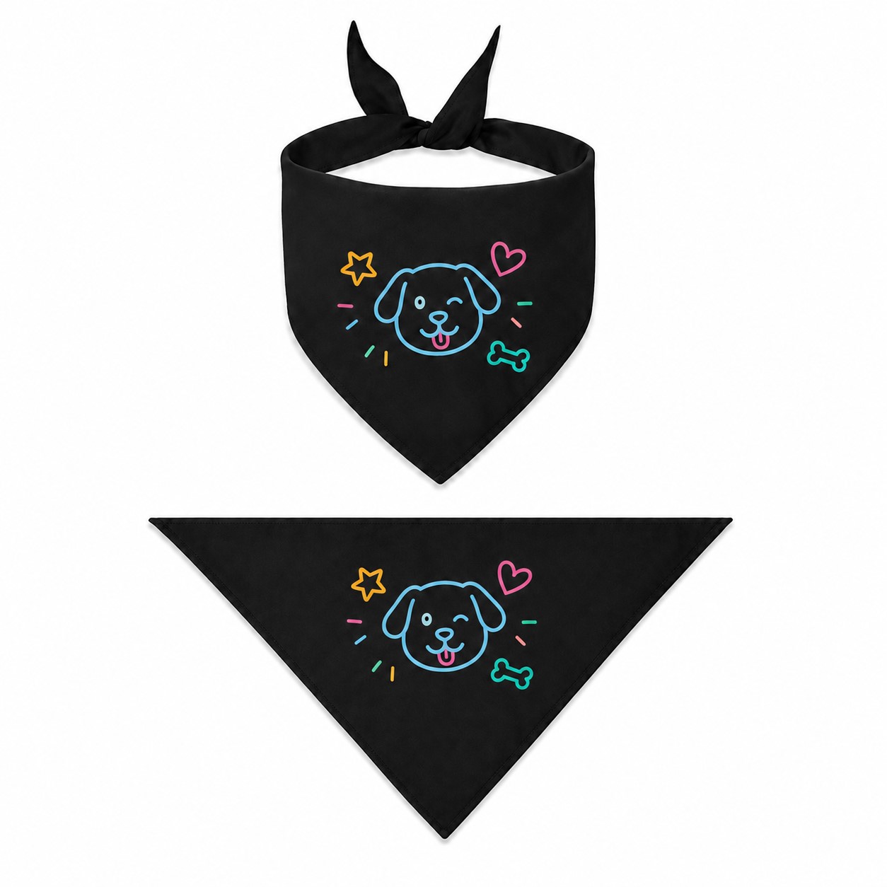 Triangle Cotton Pet Bandanna Bib