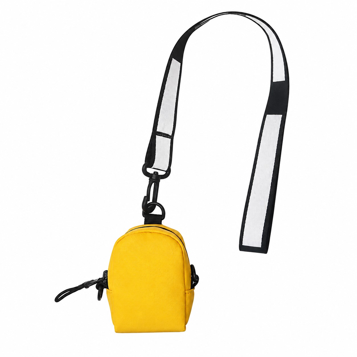 Compact Polyester Crossbody Pouch With Clip — view 2