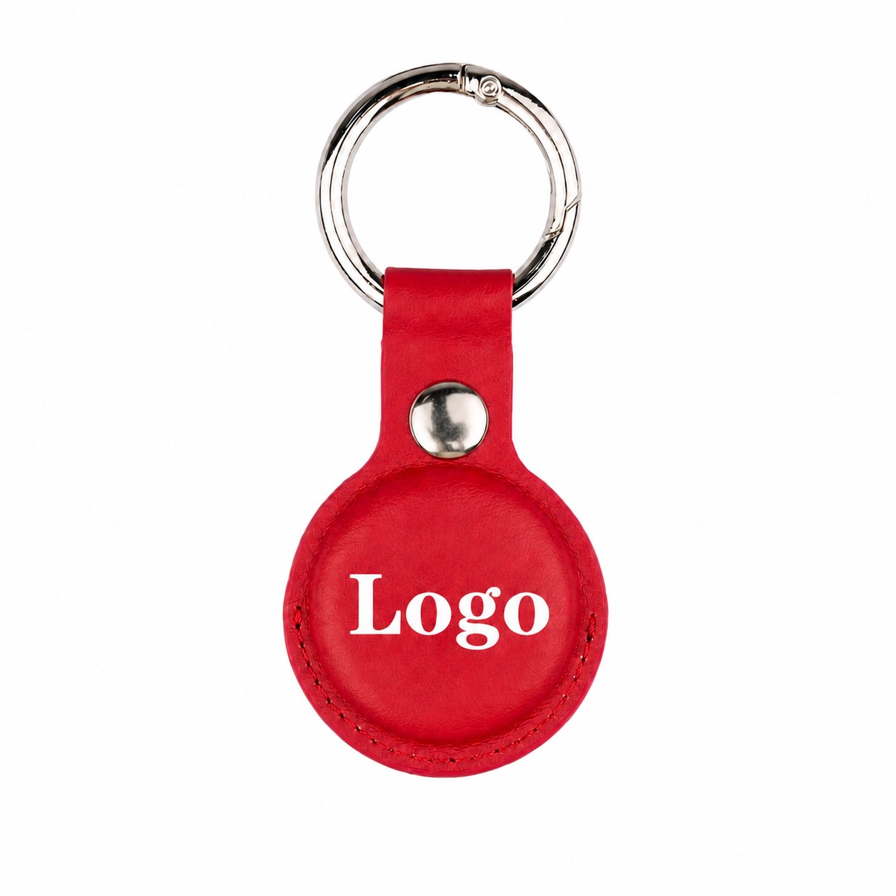 Silicone Tracker Holder Keychain — Red