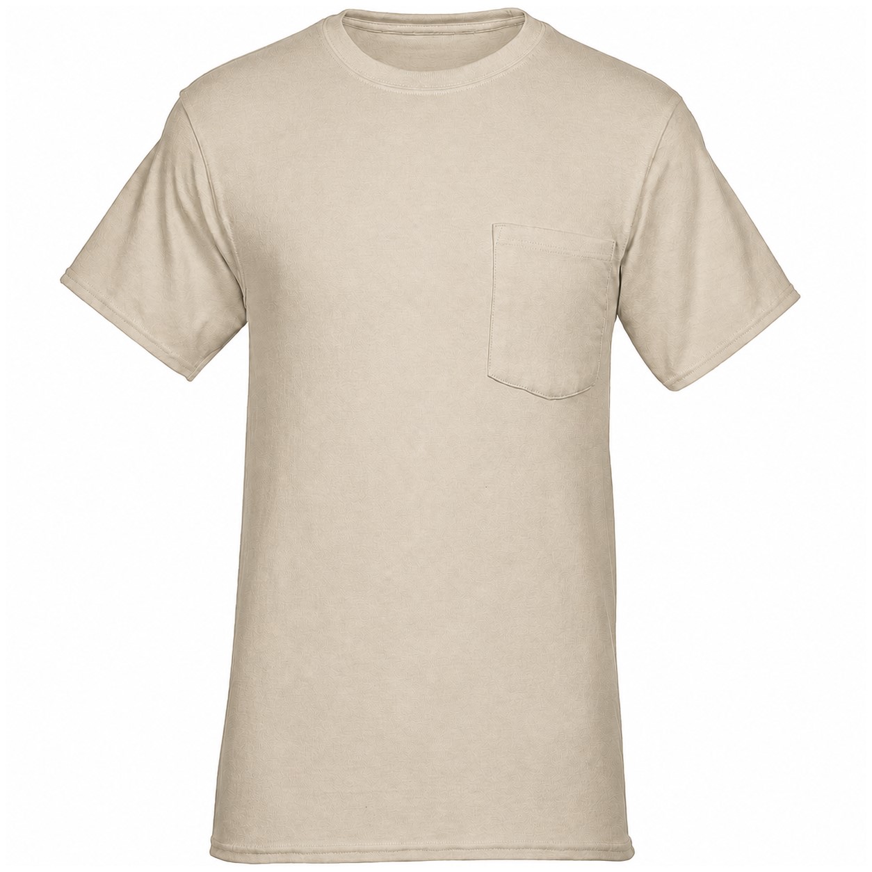 Reinforced Pocket Workwear T Shirt — Beige