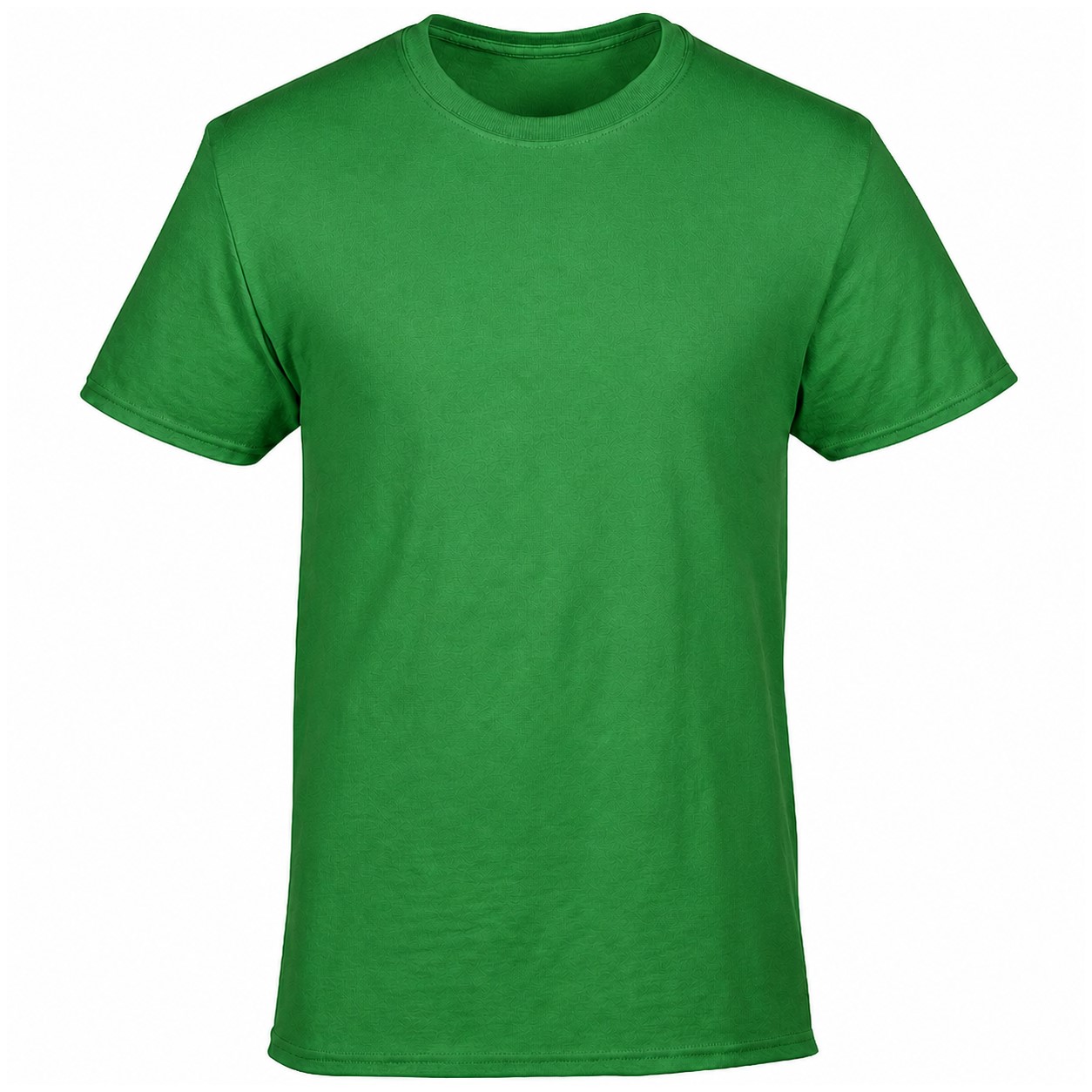 Cotton Polyester Short Sleeve T Shirt — Green