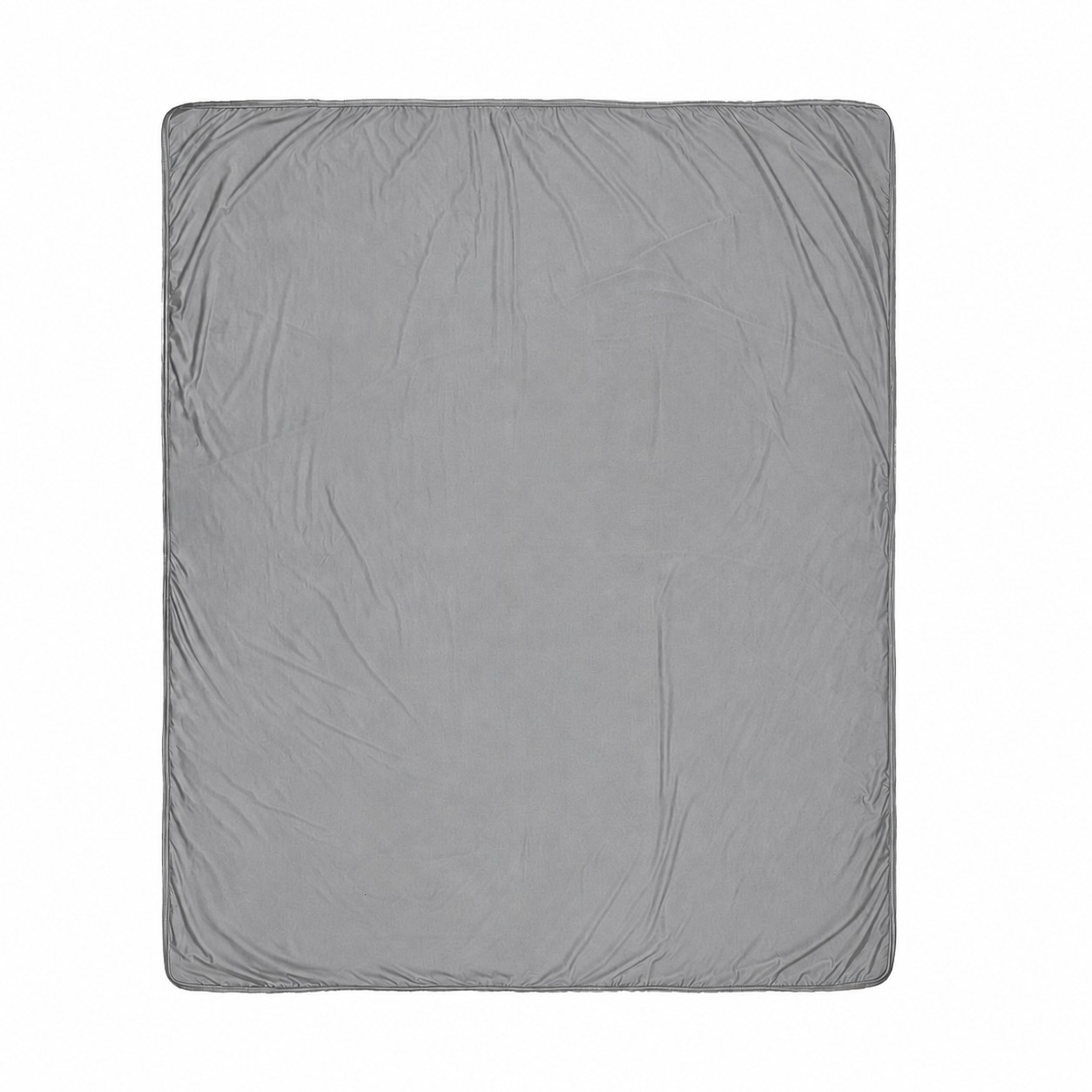 Dual Sided Polyester Cooling Blanket — Gray